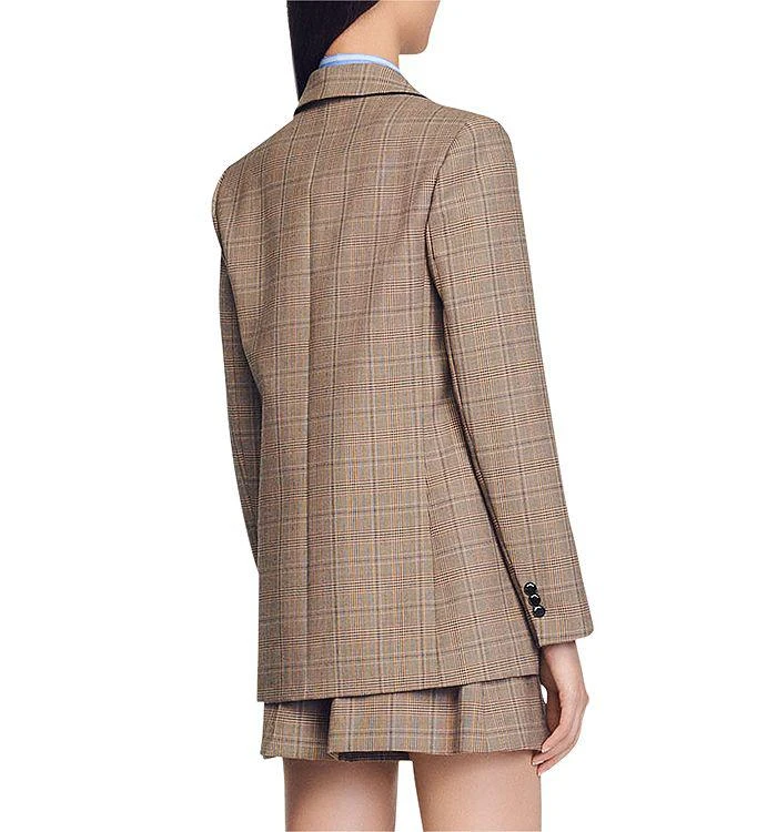 商品Sandro|Jada Plaid Blazer,价格¥2931,第2张图片详细描述