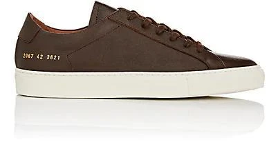 商品Common Projects|Men's Achilles Grained Leather Sneakers,价格¥2279,第1张图片