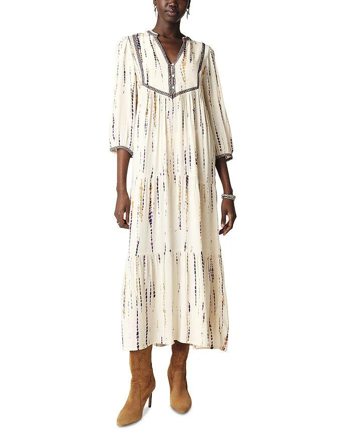 商品ba&sh|Isolde Tiered Maxi Dress,价格¥2365,第1张图片详细描述