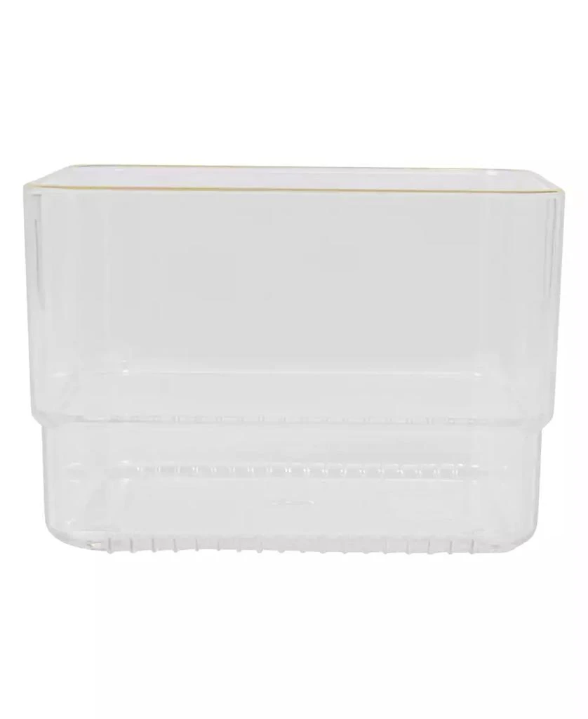 商品Martha Stewart|Kerry 12 Piece Plastic Stackable Office Desk Drawer Organizers Set, 3" x 3",价格¥157,第2张图片详细描述