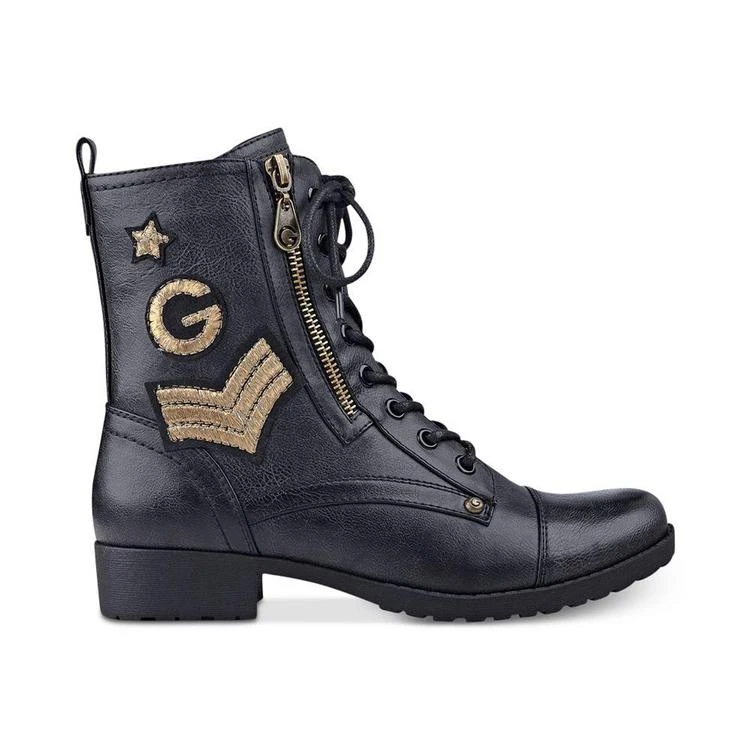 商品GUESS|Bronson Lace-Up Combat Boots,价格¥592,第3张图片详细描述