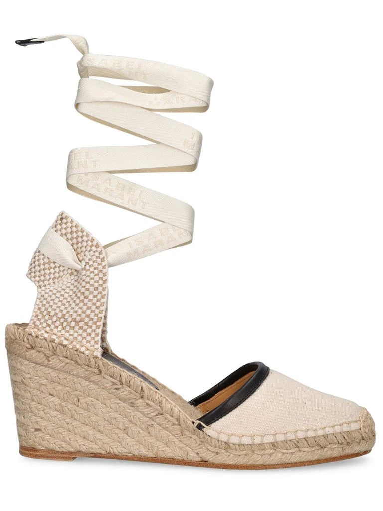 商品Isabel Marant|85mm Alfafi-gz Canvas & Rope Espadrilles,价格¥2676,第1张图片