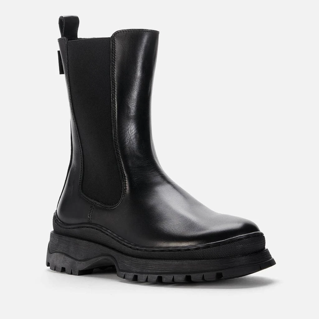 商品Ted Baker London|Ted Baker Women's Lilanna Leather Mid Calf Chelsea Boots - Black,价格¥807,第2张图片详细描述