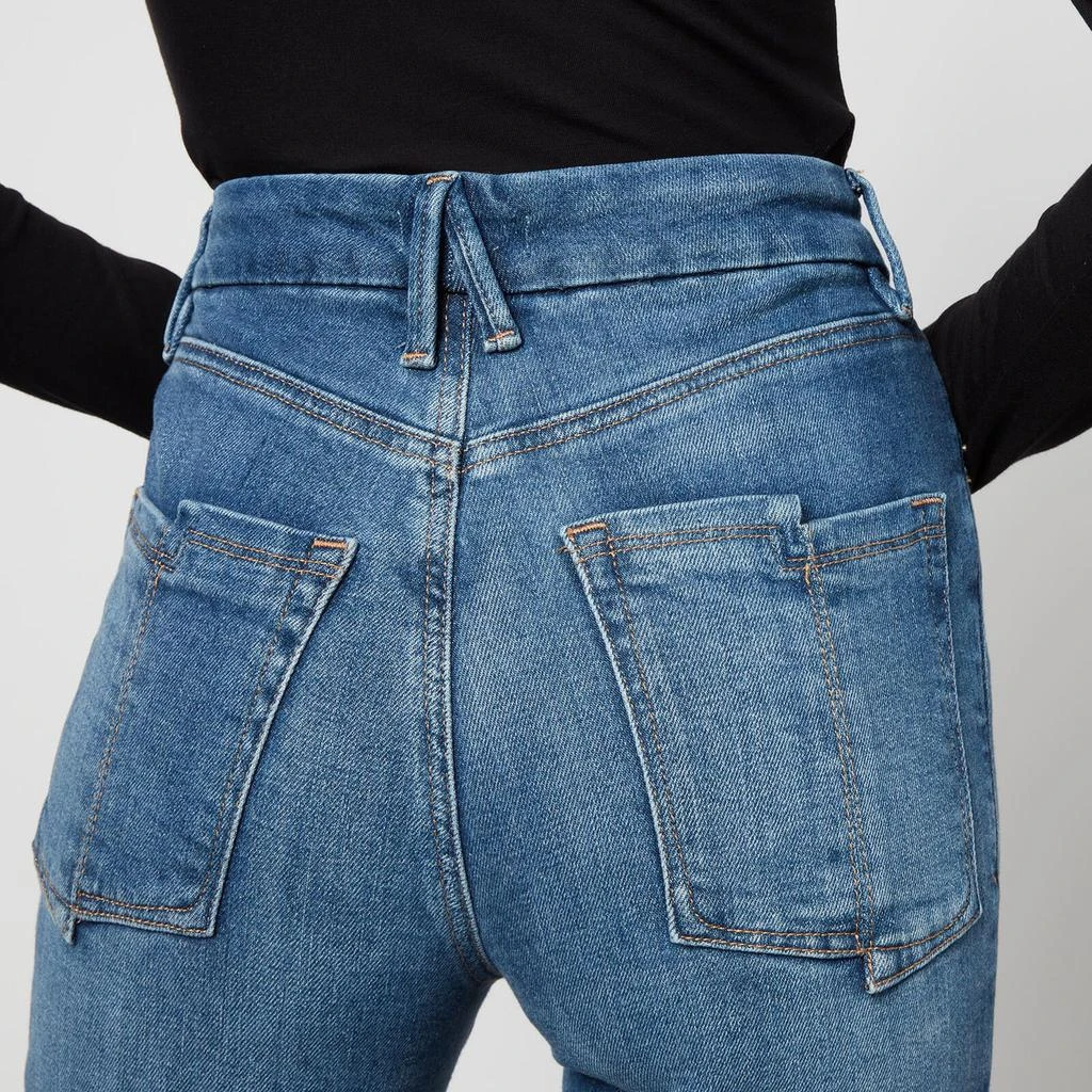 商品Good American|Good American Good Legs Stretch-Denim Slim-Leg Jeans,价格¥317,第4张图片详细描述