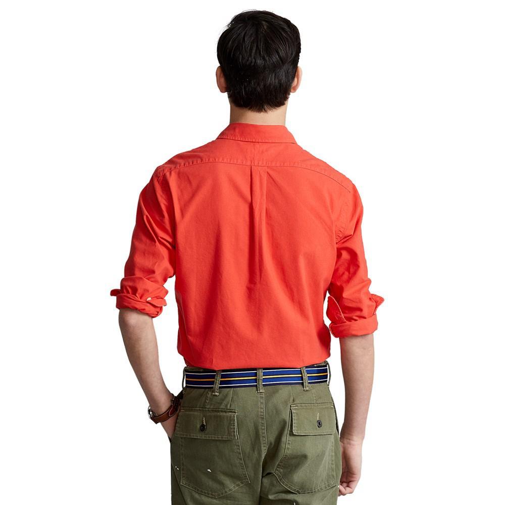 商品Ralph Lauren|拉夫劳伦 男士经典版型纯色牛津衬衫,价格¥447,第4张图片详细描述