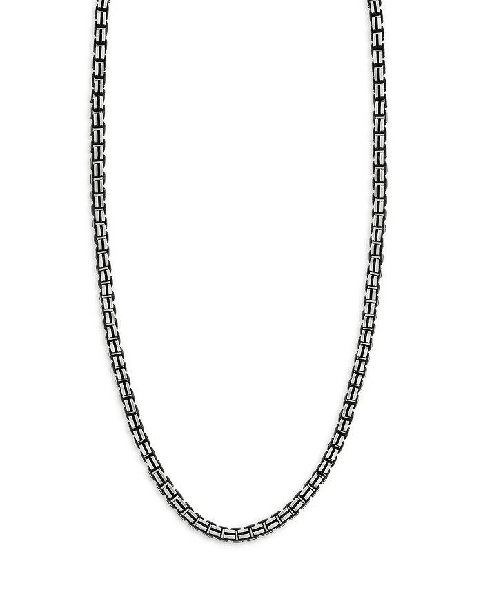 商品Milanesi And Co|Oxidized Sterling Silver Box Chain Necklace,价格¥1570,第1张图片
