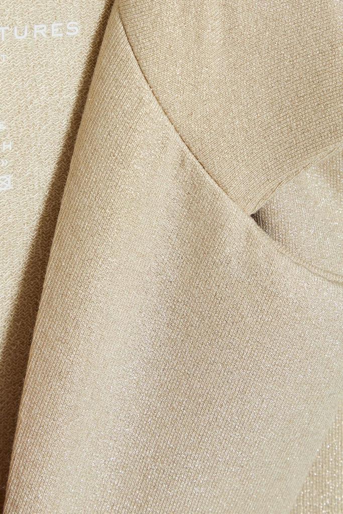 商品MAJESTIC FILATURES|Metallic stretch-jersey blazer,价格¥1456,第6张图片详细描述