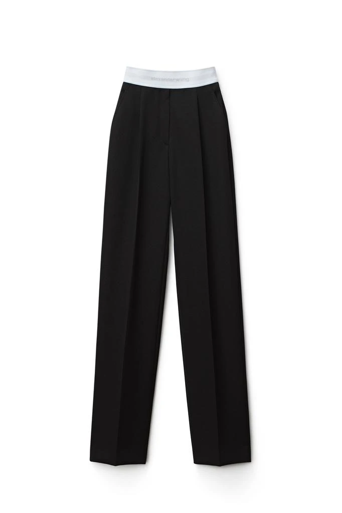 商品Alexander Wang|Pleated Trouser In Wool Tailoring,价格¥4378,第1张图片
