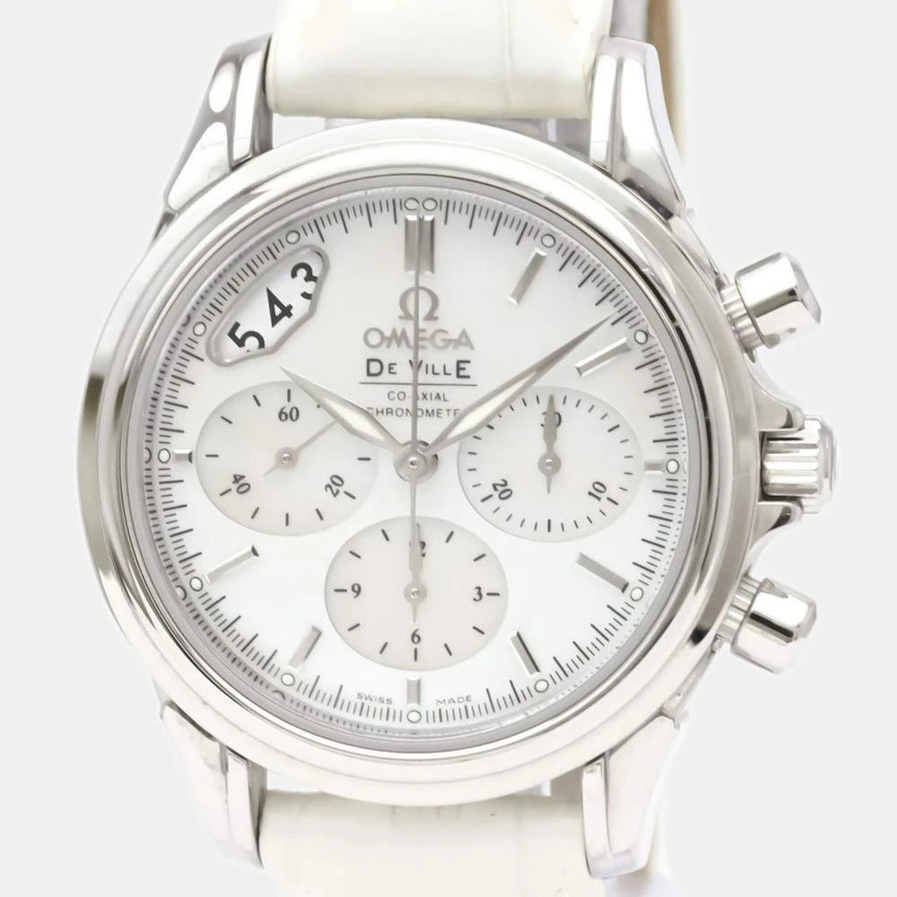 商品[二手商品] Omega|Omega MOP Stainless Steel De ville Co-axial Chronograph 4878.70.36 Men's Wristwatch 35 mm ,价格¥18176,第2张图片详细描述