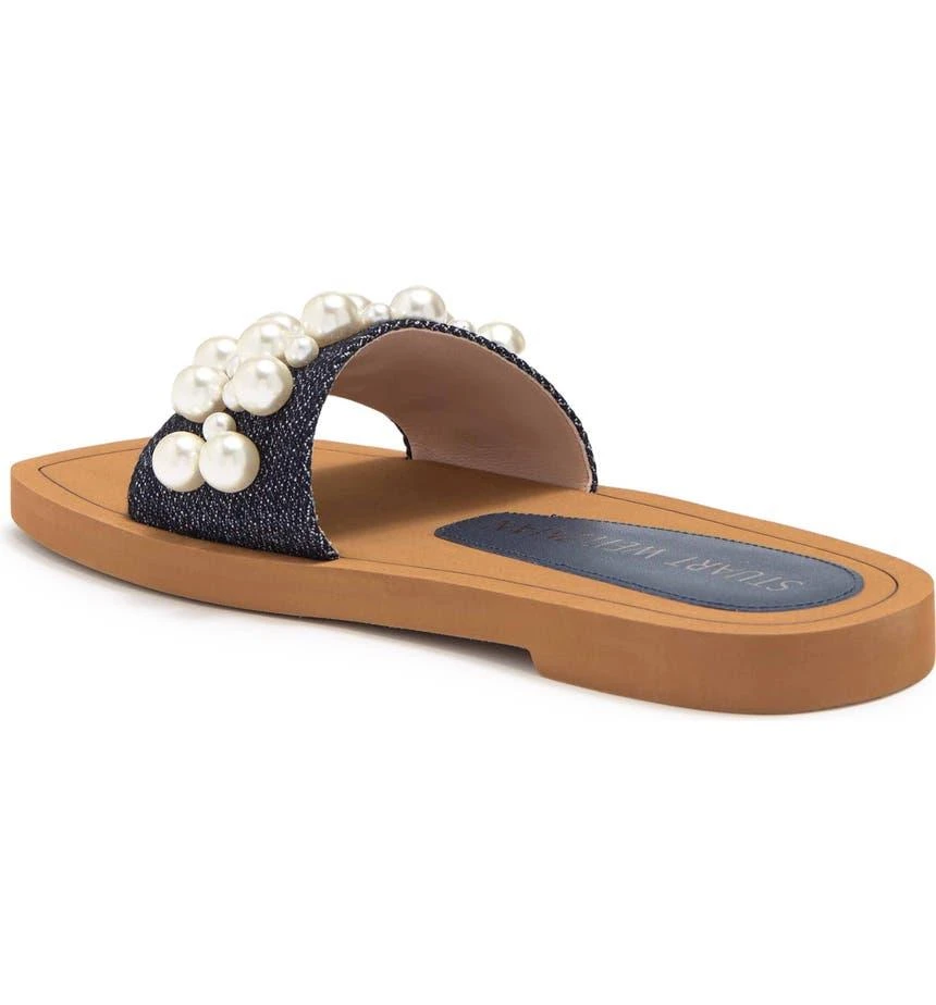 商品Stuart Weitzman|Goldie Imitation Pearl Slide,价格¥662,第2张图片详细描述
