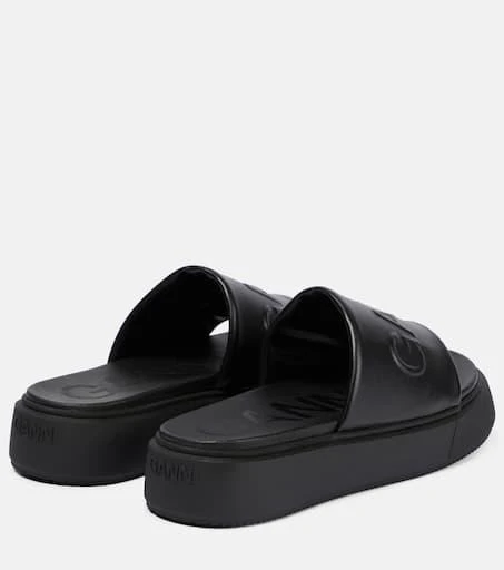 商品Ganni|Logo橡胶凉拖鞋,价格¥1190,第3张图片详细描述