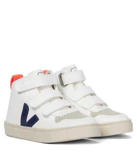 商品Veja|V-10 Mid faux leather sneakers,价格¥718,第1张图片