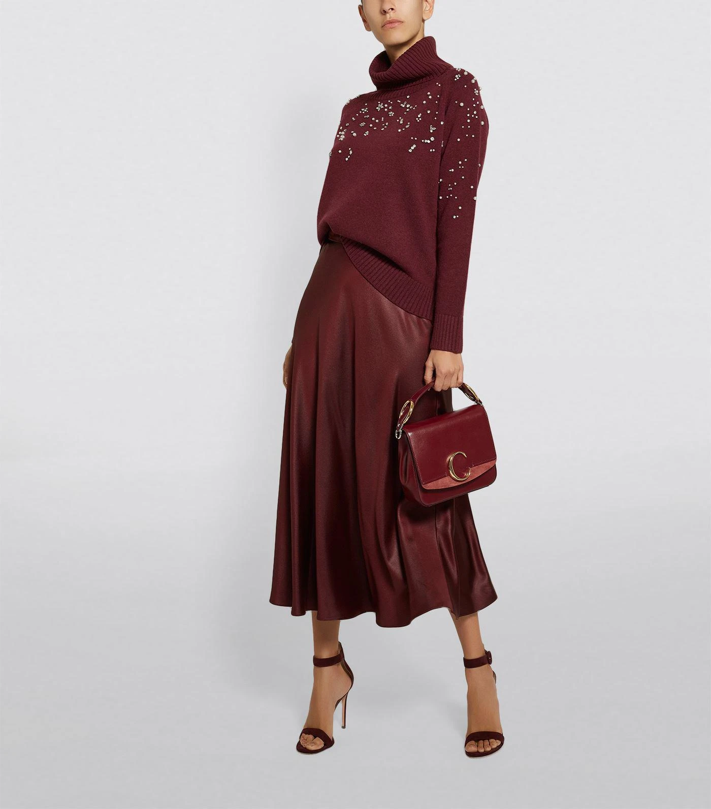 商品Max Mara|Acciuga Embellished Wool-Cashmere Sweater,价格¥5394,第4张图片详细描述