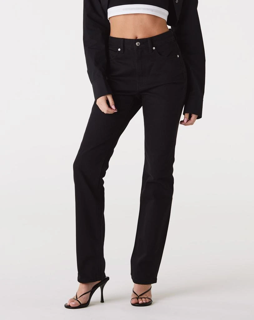 商品Alexander Wang|Women's Fly High Waist Slim 5-Pocket Jeans,价格¥597,第1张图片