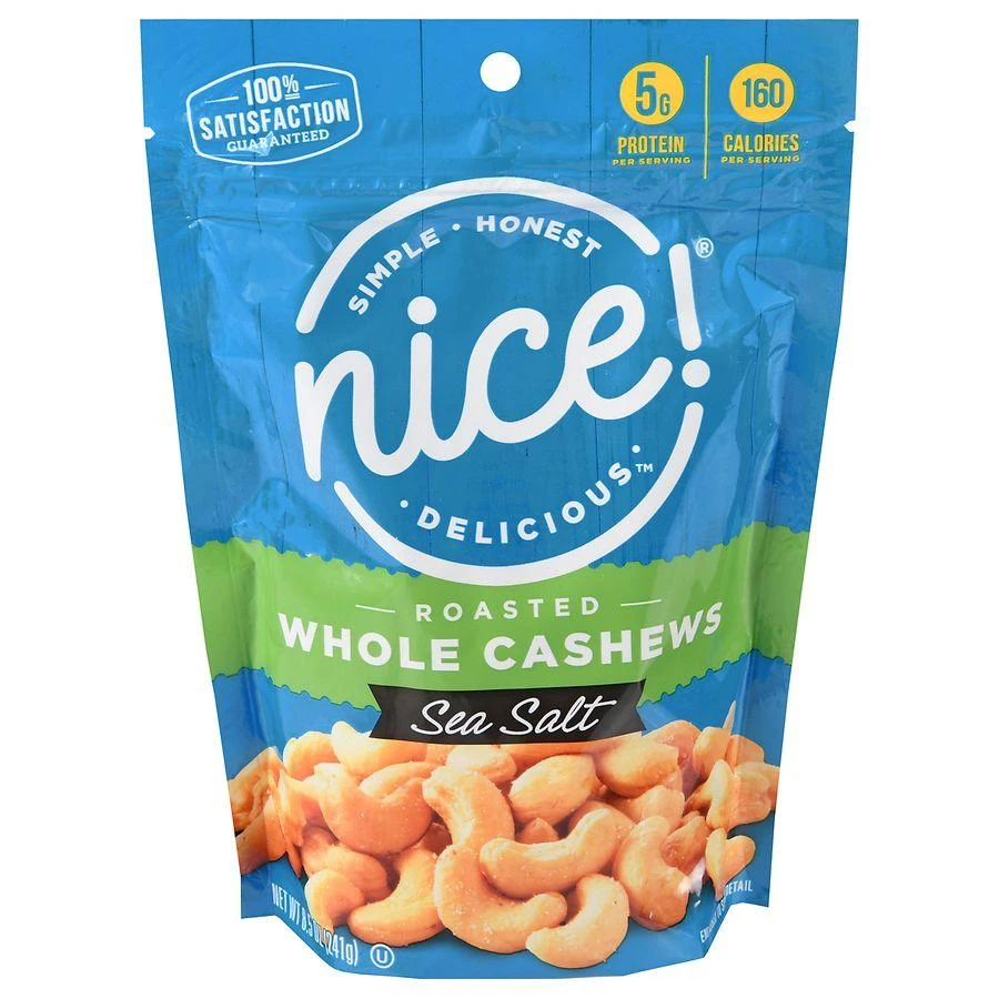 商品Nice!|Roasted Whole Cashews Sea Salt,价格¥34,第1张图片