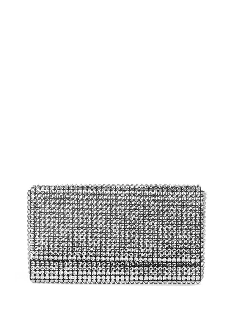 商品Amina Muaddi|Amina Muaddi Paloma Embellished Chain-Link Clutch Bag,价格¥10383,第1张图片