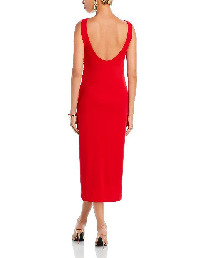 商品Wayf|Mollie Ruched Midi Dress,价格¥585,第2张图片详细描述