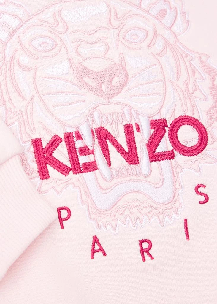 商品Kenzo|KIDS Pink tiger-embroidered cotton sweatshirt (6-18 months),价格¥391,第2张图片详细描述