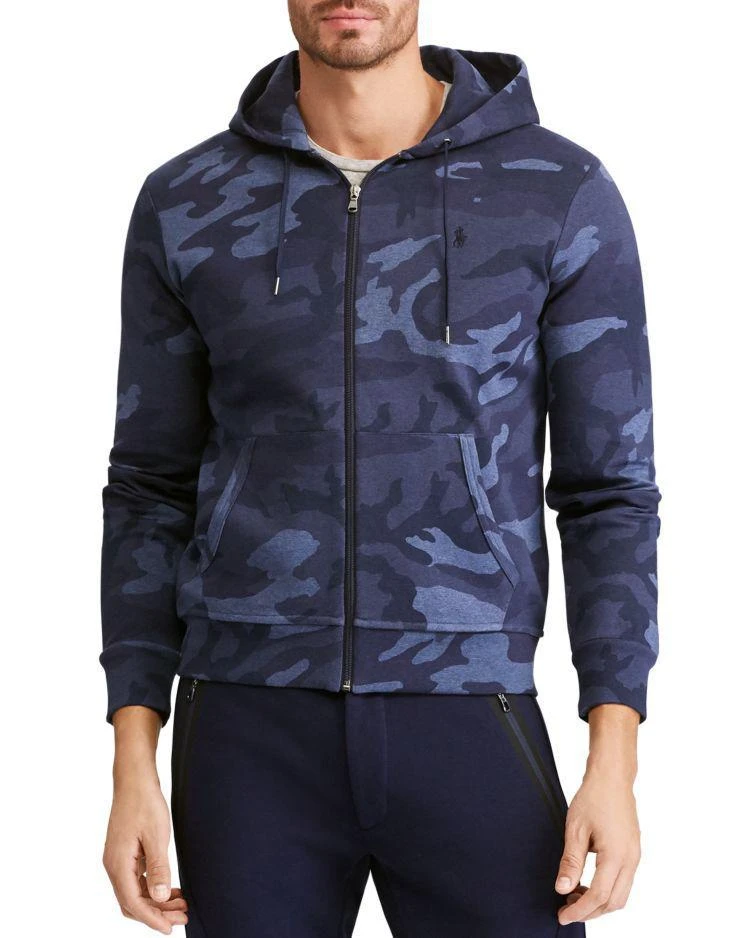 商品Ralph Lauren|Camouflage Double-Knit Full-Zip Hoodie,价格¥562,第1张图片