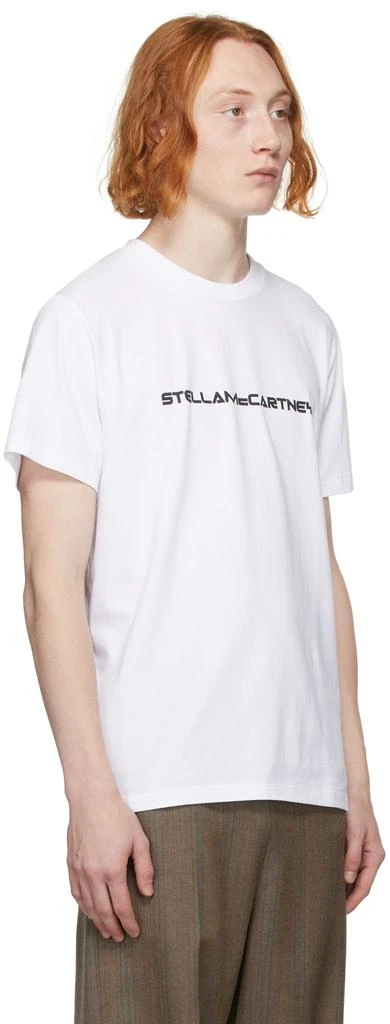 商品Stella McCartney|White Graphic Logo T-Shirt,价格¥530,第2张图片详细描述