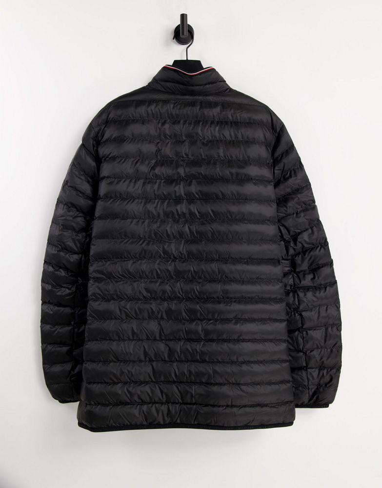 商品Tommy Hilfiger|Tommy Hilfiger Big & Tall packable round jacket in black - BLACK,价格¥1014,第4张图片详细描述