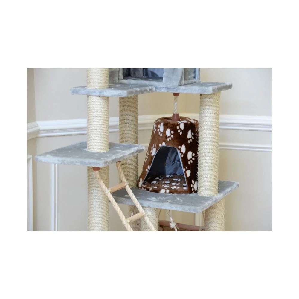 Real Wood Cat Climber Play House, Lounge Basket 商品
