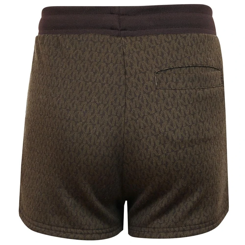 商品Michael Kors|Chocolate Brown Logo Shorts,价格¥239,第3张图片详细描述