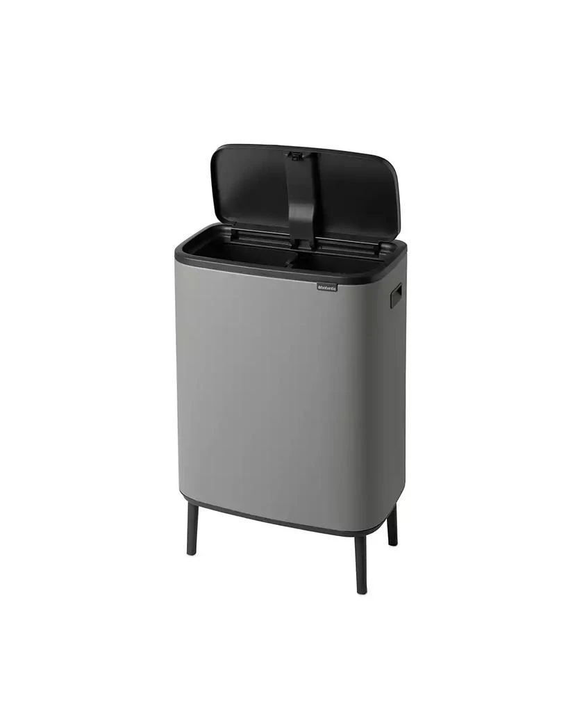 商品Brabantia|Bo Touch Top Hi Dual Compartment Trash Can, 2 x 8 Gallon, 2 x 30 Liter,价格¥2328,第4张图片详细描述