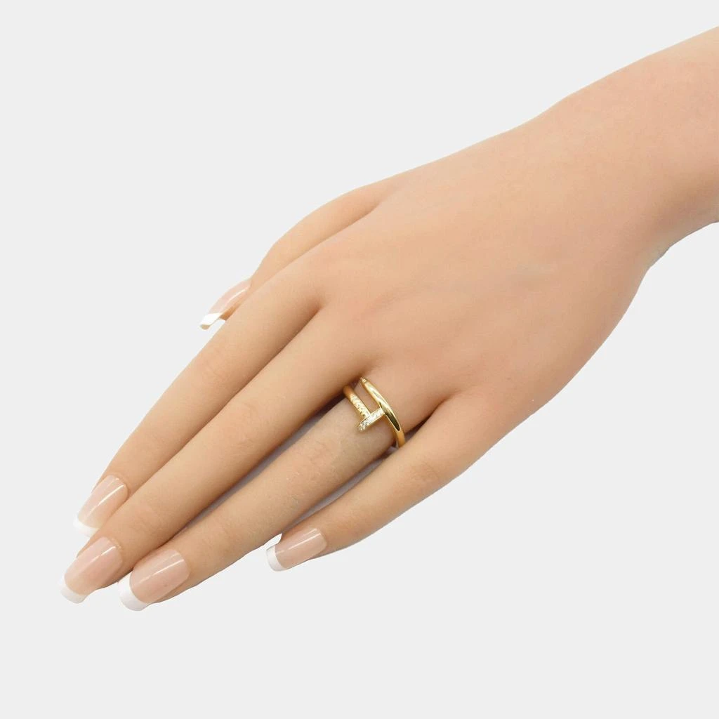 商品[二手商品] Cartier|Cartier 18K Yellow Gold Diamond Juste Un Clou Ring EU 50,价格¥31835,第5张图片详细描述