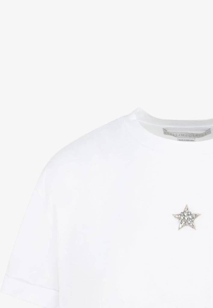 商品Stella McCartney|Mini Star Crystal T-shirt,价格¥1535,第4张图片详细描述