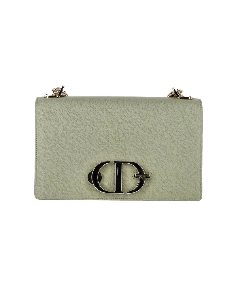 商品[二手商品] Dior|Dior 30 Montaigne Chain Flap Bag in Green Leather,价格¥16699,第1张图片
