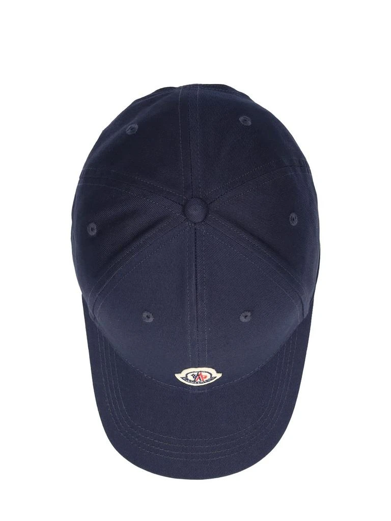 商品Moncler|Logo Cotton Baseball Cap,价格¥1057,第3张图片详细描述