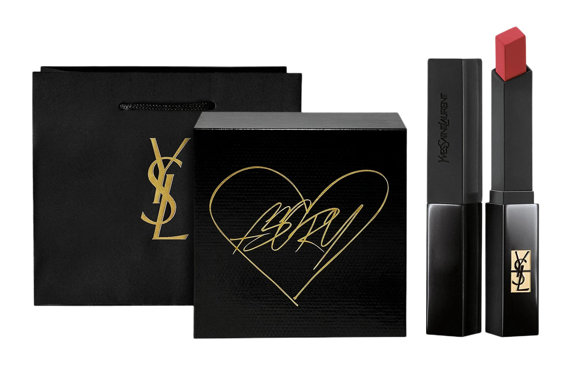 商品[国内直发] Yves Saint Laurent|YSL圣罗兰 黑金彩妆礼盒 易上色丝绒自然持久气色 口红+香水,价格¥535,第10张图片详细描述