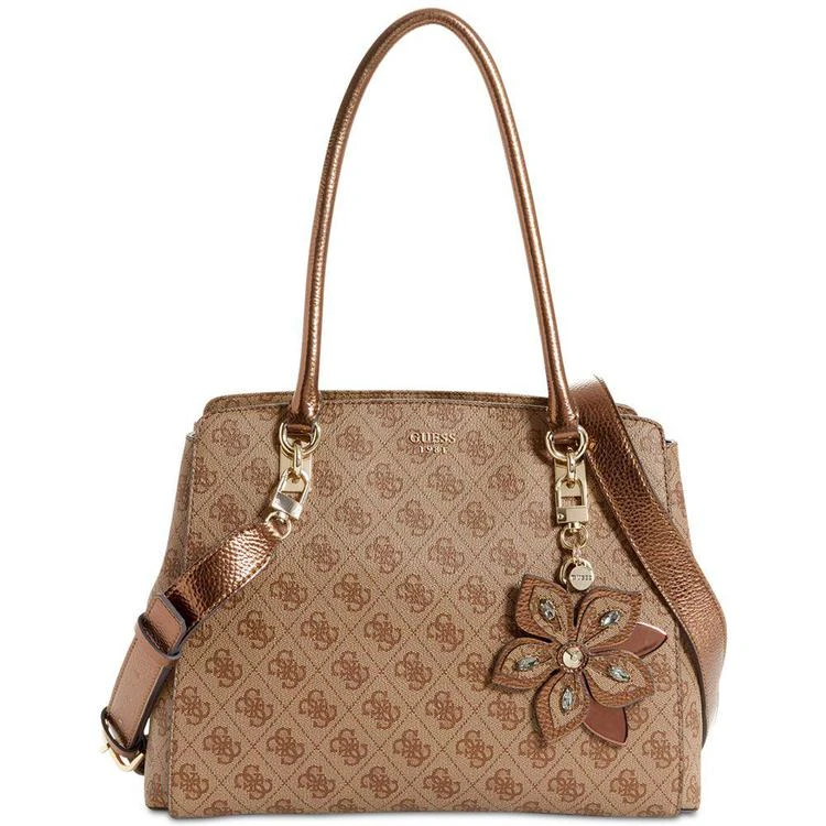 商品GUESS|Sibyl Signature Large Girlfriend Satchel,价格¥569,第1张图片