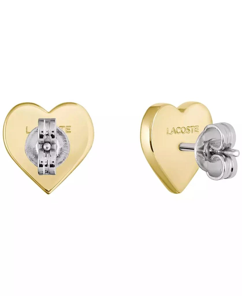 商品Lacoste|Women's Love My Croc Yellow Gold IP Plated Earrings,价格¥389,第3张图片详细描述