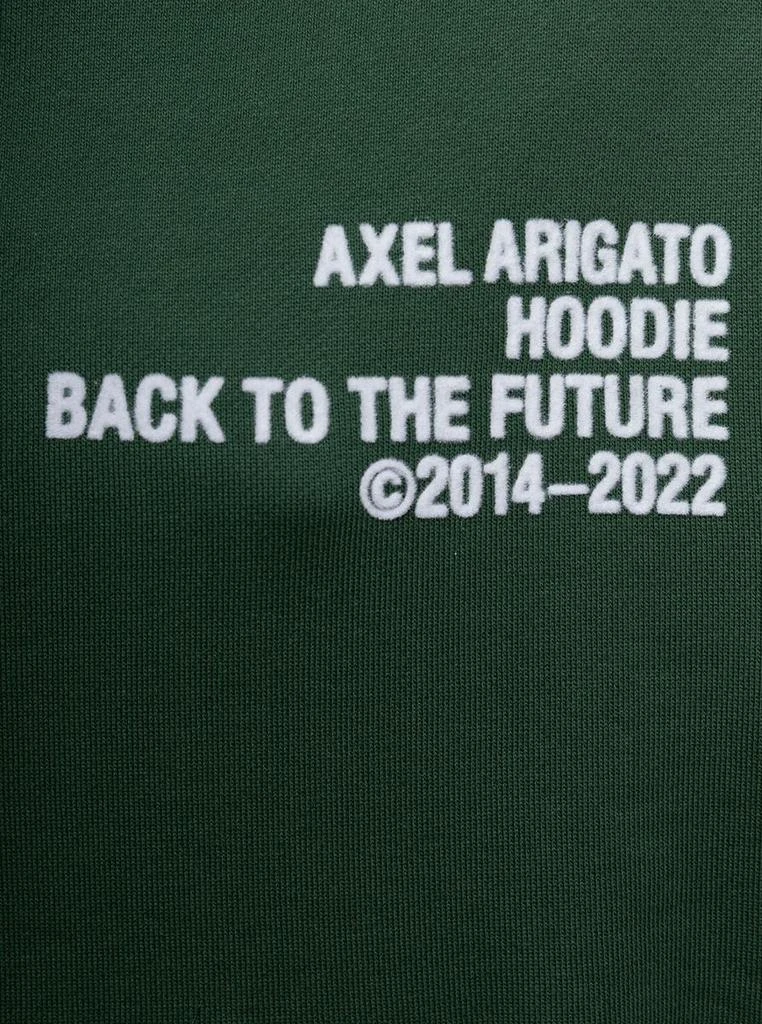 商品Axel Arigato|Cure Green Cropped Hoodie in Fleece Cotton with Contrasting Lettering Axel Arigato Woman,价格¥1223,第3张图片详细描述