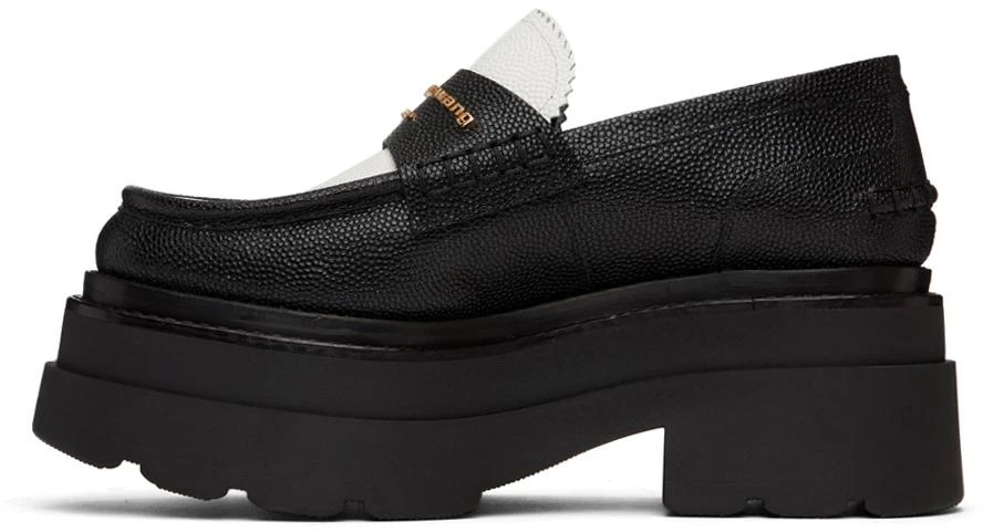 商品Alexander Wang|Black & White Carter Loafers,价格¥3396,第3张图片详细描述