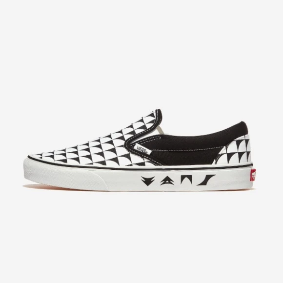 商品Vans|【Brilliant|包邮包税】万斯 CLASSIC SLIP-ON  休闲鞋 便鞋 一脚蹬 懒人鞋  VN000CT5BP7 CHECKERBOARD BLACK/TRUE WHITE,价格¥329,第1张图片