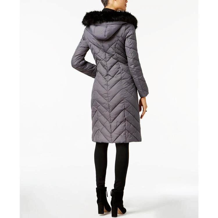 商品Laundry by Shelli Segal|Faux-Fur-Trim Puffer Coat,价格¥1122,第2张图片详细描述