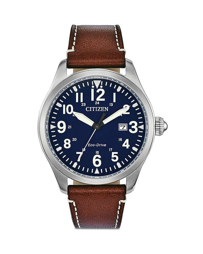 商品Citizen|Eco-Drive Garrison Weekender Watch, 42mm,价格¥1753,第1张图片详细描述