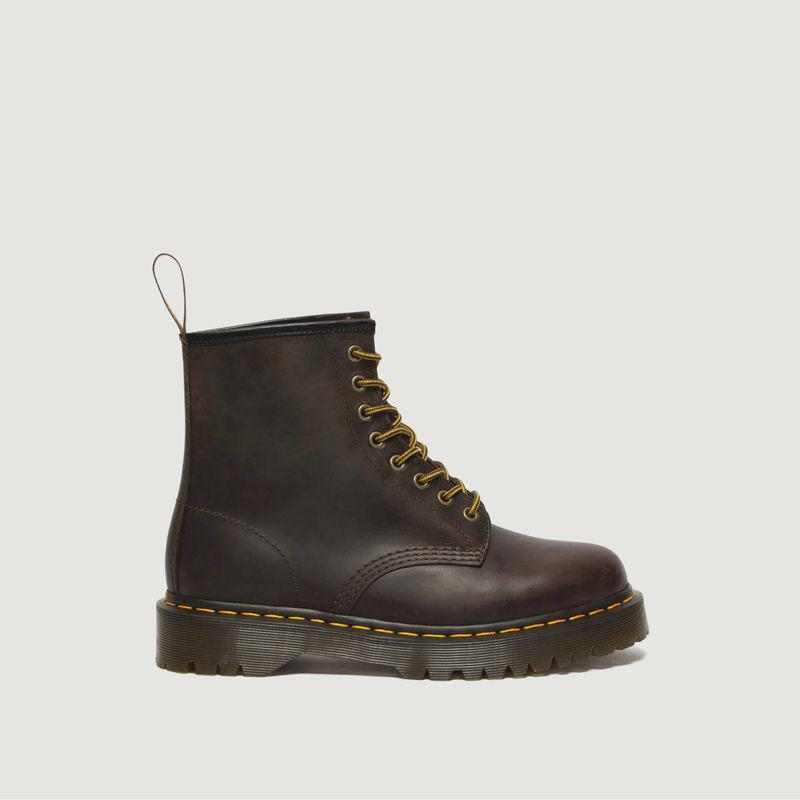 Leather lace-up boots 1460 Bex Dark brown crazy horse Dr. Martens商品第1张图片规格展示