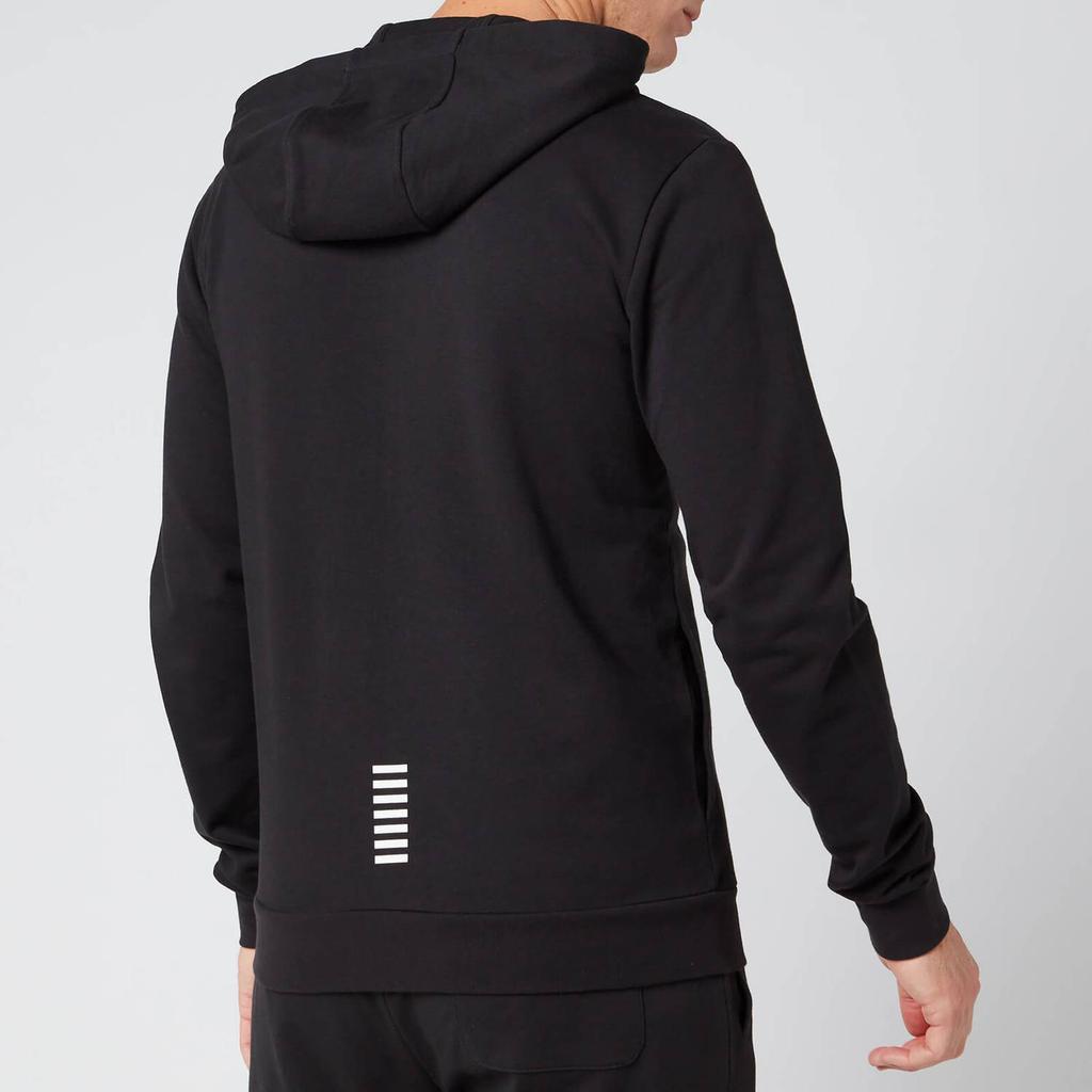 Emporio Armani EA7 Men's Zipped Hoodie - Black商品第2张图片规格展示