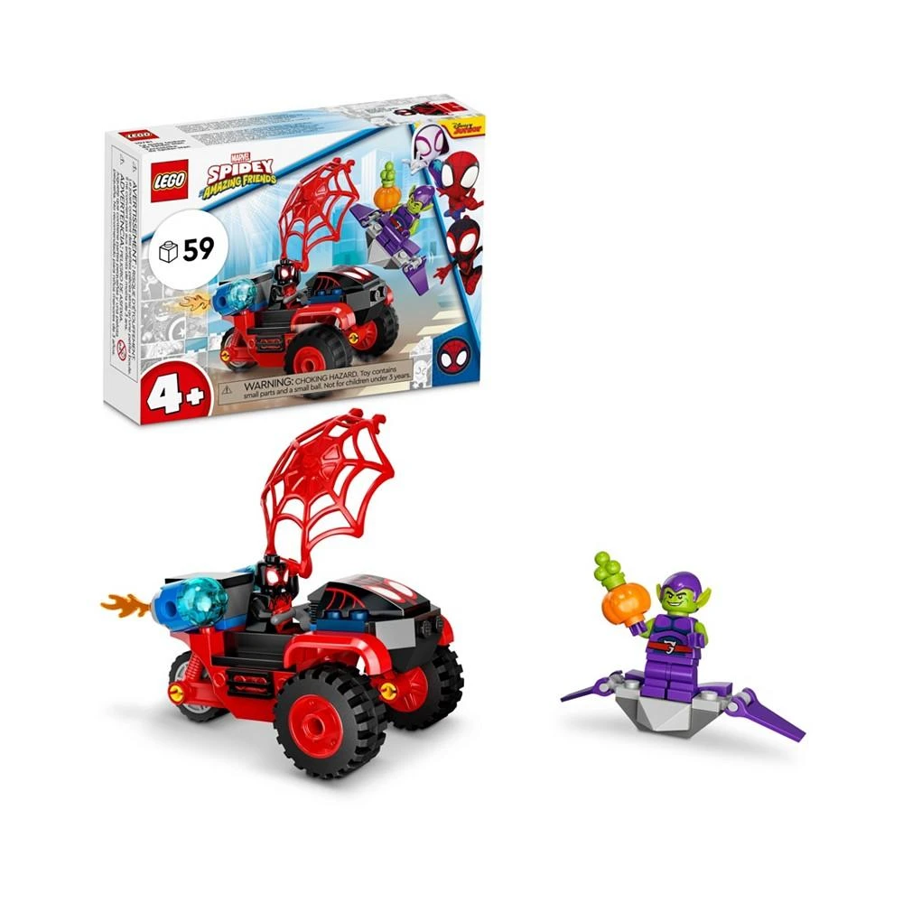 商品LEGO|Spidey Miles Morales: Spider-Man’s Techno Trike 10781 Building Set, 59 Pieces,价格¥75,第1张图片