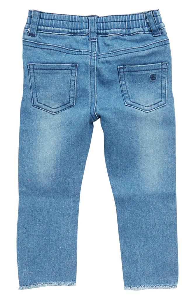 Lace Ruffle Sweatshirt & Jeans Set商品第2张图片规格展示