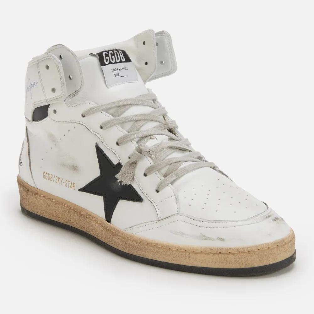 Golden Goose Men's Sky Star Leather Hi-Top Trainers商品第2张图片规格展示