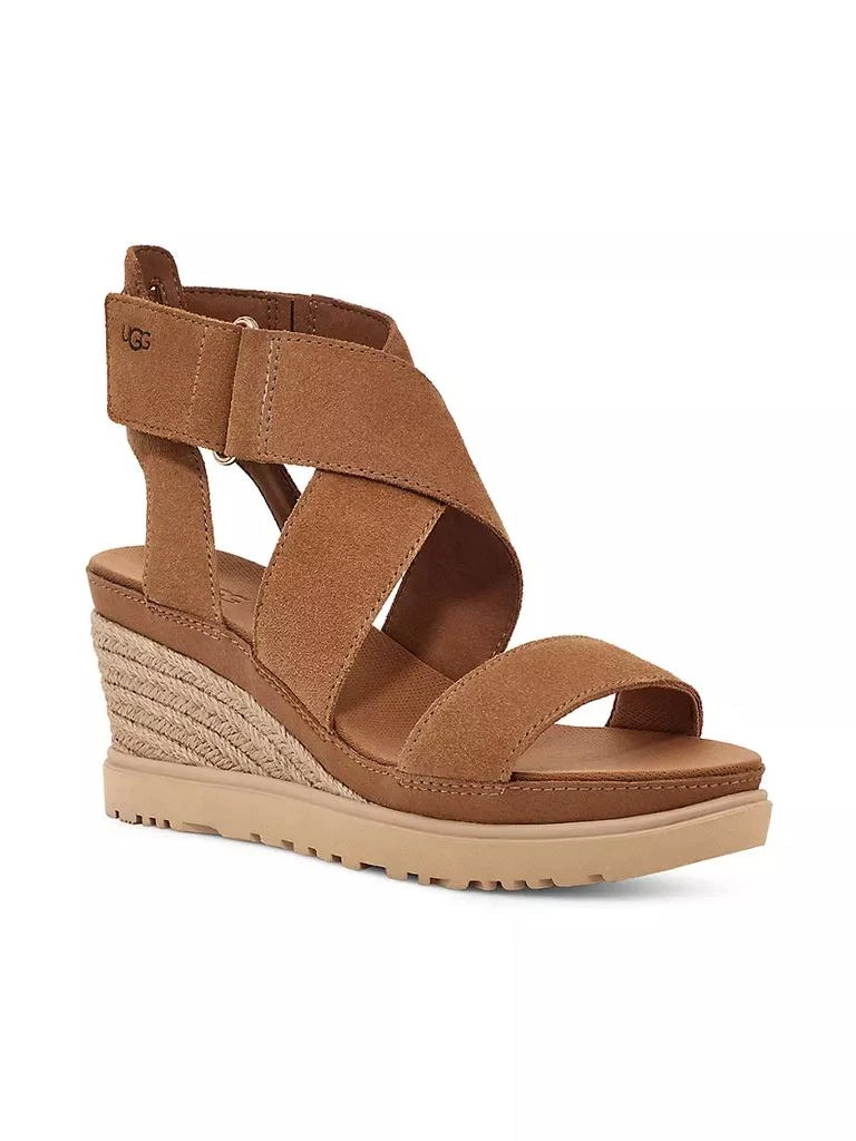 商品UGG|Ilena Suede Wedge Sandals,价格¥889,第2张图片详细描述