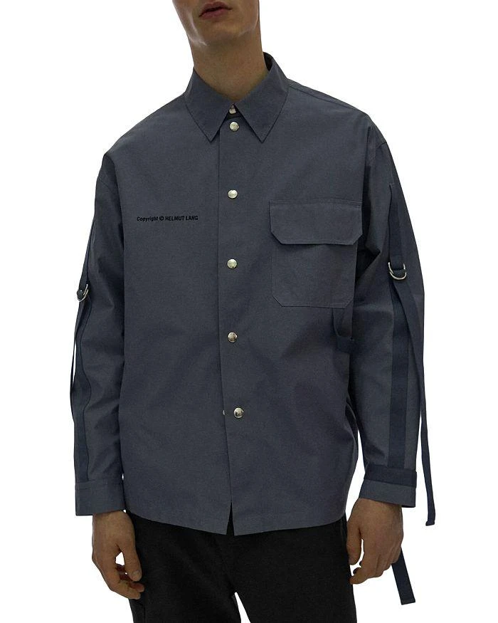 商品Helmut Lang|Nylon & Cotton Taped Button Down Shirt ,价格¥2005,第1张图片