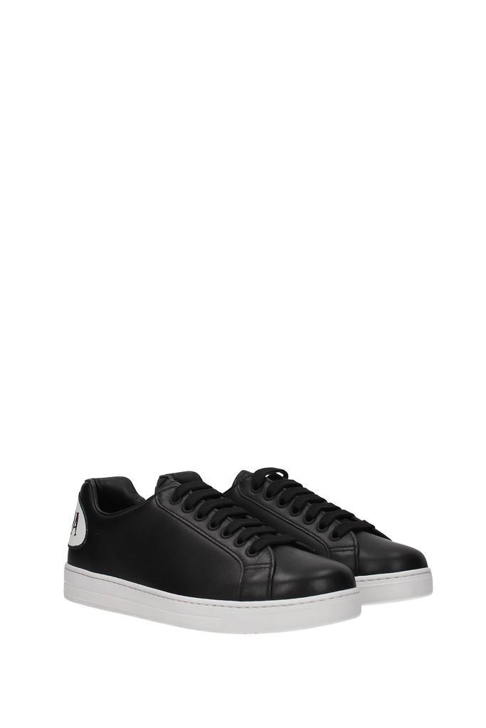 商品Prada|Sneakers Leather Black,价格¥1610,第4张图片详细描述