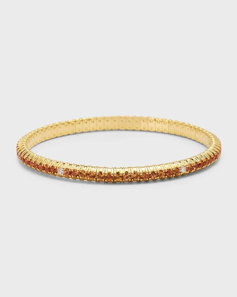 商品ZYDO|18K Yellow Gold Bracelet with Sapphires and Diamonds,价格¥56336,第1张图片