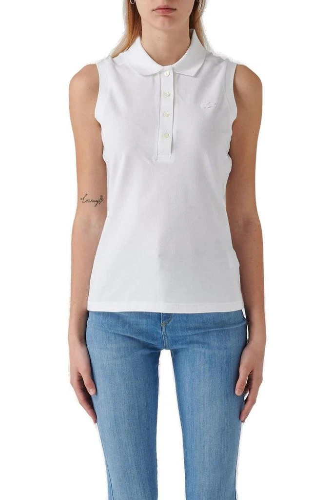 商品Lacoste|Lacoste Slim Fit L.12.D Sleeveless Stretch Polo Shirt,价格¥698,第1张图片